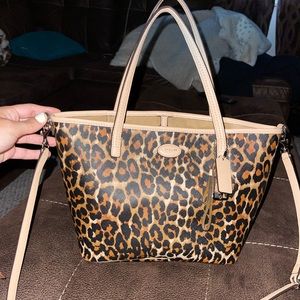 COPY - Coach Leopard city tote medium sized